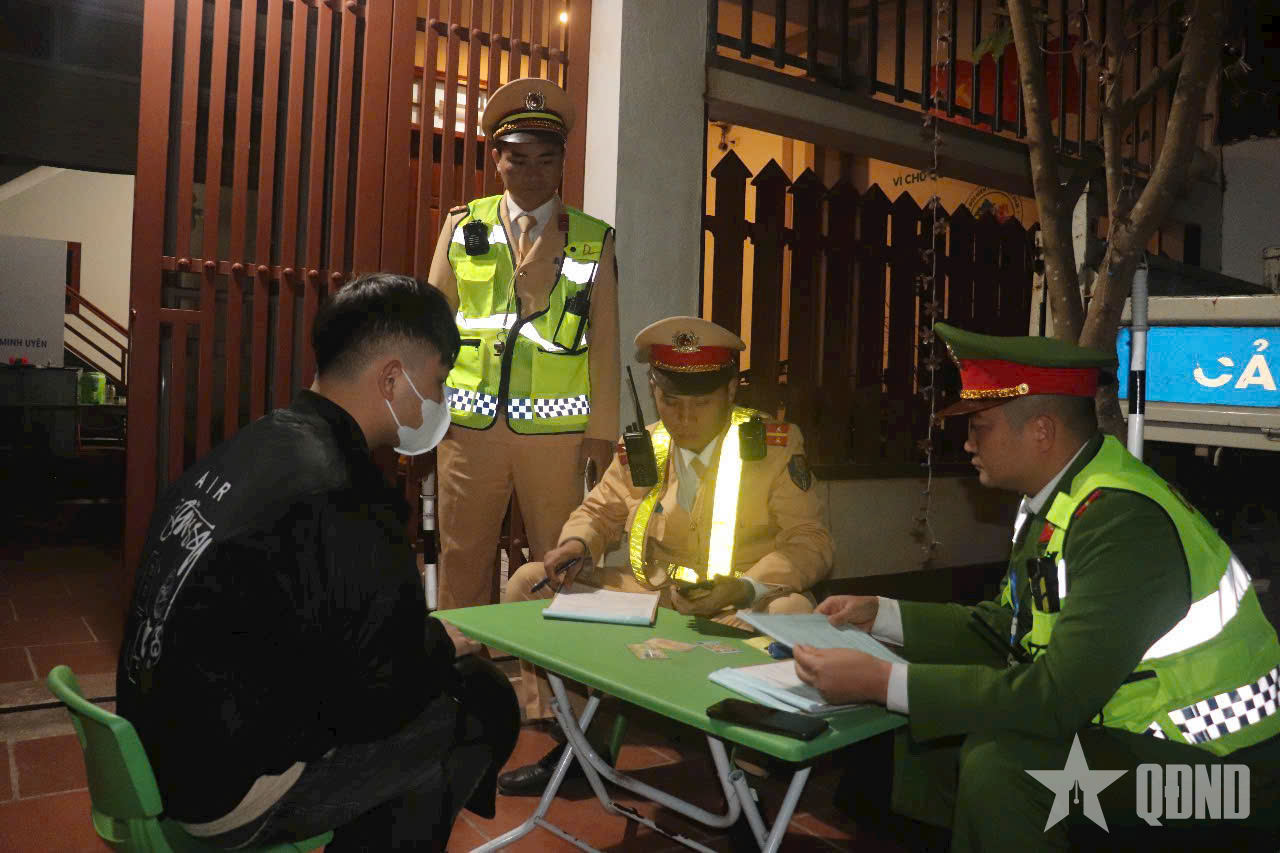 Cảnh sát giao thông Bắc Giang cao điểm tuần tra, kiểm soát dịp Tết 